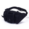 D05 Outdoor Sports Waterproof Waist Bag Fishing Multifunctional Chest Bag, Size: Free Size(Black)