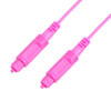 15m EMK OD2.2mm Digital Audio Optical Fiber Cable Plastic Speaker Balance Cable(Pink)