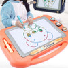 Children Color Graffiti Drawing Board Magnetic Writing Board, Style:Set 2(Orange)