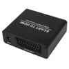 HDV-8D SCART to HDMI 720P / 1080P HD Video Converter Adapter Scaler Box(Black)