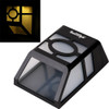 YouOKLight Outdoor High Power 0.2W Solar Lantern Light, 2 LED Warm White Light Fence Lamp Solar Wall Mounted Light