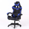 Computer Office Chair Home Gaming Chair Lifted Rotating Lounge Chair with Aluminum Alloy Feet (Blue)