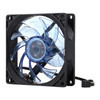 9 inch 3-pin Computer Cooling Fan with Light , Random Color Delivery.(Blue)