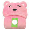 Baby Animal Shape Hooded Cape Bath Towel, Size:100×75cm(Pink Smile Bear)