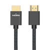 ULT-unite Gold-plated Head HDMI 2.0 Male to Male Nylon Braided Cable, Cable Length: 2m(Black)