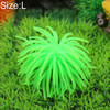 3 PCS Aquarium Articles Decoration TPR Simulation Sea Urchin Ball Coral, Size: L, Diameter: 13cm(Green)