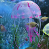 3 PCS Aquarium Articles Decoration Silicone Simulation Fluorescent Sucker Jellyfish, Size: 3.5*11cm(Purple)