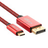 4K 60Hz USB-C / Type-C Male to DisplayPort Male HD Adapter Cable