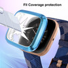 ENKAY Hat-prince Full Coverage Electroplate TPU Case for Fitbit Versa 2(Blue)