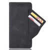 For BLU G91 Skin Feel Calf Pattern Horizontal Flip Leather Case with Holder & Card Slots & Photo Frame(Black)