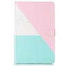 Colored Drawing Pattern Horizontal Flip PU Leather Case with Holder & Card Slots & Wallet For Galaxy Tab A 10.5 / T590(Pink 3-Color  Marble)