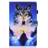For Samsung Galaxy Tab A10.1 (2019) T510 Colored Drawing Horizontal Flip Leather Case with Holder & Card Slots(Wolf)