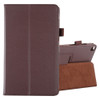 Litchi Texture Horizontal Flip Leather Case with Holder for Galaxy Tab A8.0 T290(Brown)
