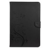 For Samsung Galaxy Tab S6 T860 / T865 Butterfly Flower Embossing Pattern Horizontal Flip Leather Case with Holder & Card Slots & Wallet(Black)