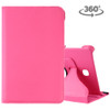 Litchi Texture Rotating ClassicBusiness Horizontal Flip Leather Case for Galaxy Tab A 8.0 T387, with Holder(Rose Red)