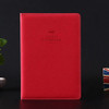 A5100 Pages Leather Soft Cover Notebook A5100 Pages Leather Soft Cover Notebook Pocket Memo(Red)