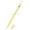 Anti-lost Cap Silicone Protective Cover for Apple Pencil 1(Yellow)