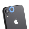 Rear Camera Lens Protection Ring Cover with Eject Pin for iPhone XR (Blue)