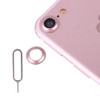 For iPhone 7 Rear Camera Lens Protective Cover with Needle(Rose Gold)