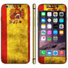Spainish Flag Pattern Mobile Phone Decal Stickers for iPhone 6 Plus & 6S Plus