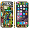 Bookshelf Pattern Mobile Phone Decal Stickers for iPhone 6 & 6S