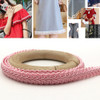 WG000312 Polyester Silk Centipede Shape Lace Belt DIY Clothing Accessories, Length: 25m, Width: 1.2cm(Pink)