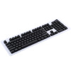 104 Keys Double Shot PBT Backlit Keycaps for Mechanical Keyboard (Black)