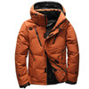 White Duck men coat male Clothing winter Down Jacket Outerwear, Size:M(Orange)