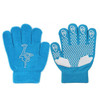 Non-slip Upgrade Version Children Skating Gloves Full Finger Rhinestone Anti-slip Gloves, Size:L (Ice Man Blue)