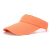 2 PCS Lightweight and Comfortable Visor Cap for Women in Outdoor Golf Tennis Running Jogging Adjustable Strap (Orange)