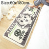 Cartoon Lamb Cashmere Home Mat Room Bedside Long Strip Anti-skid Foot Mat, Size:60×180 cm(Meow Currency)