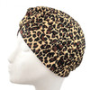 6 PCS Leopard Earmuffs Turban Hat Hedging Cap(Coffee)