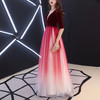 Meeting Ladies  Female Bride Wedding Party Dress, Size:XS(Wind Red)