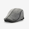 Knitted Peaked Cap Autumn And Winter Thick Warm Beret(Dark Gray)