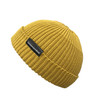 A21 Short Beanie Retro Hip Hop Knitted Cap, Size:One Size(Yellow)