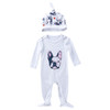 Baby Long Sleeve Printed One-piece Suit (Color:Pug Size:80)