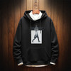 Casual Fashion Plus Velvet Thick Loose Men''s Hoodie Sweatshirt (Color:Black Size:XXXXXXL)