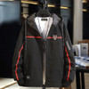 Fashion Casual and comfortable Loose Hooded Jacket (Color:Black Size:XXXXXL)