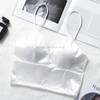 No Steel Ring Gathered Lace Bra Sexy Base Sling Underwear for Ladies, with Chest Pad