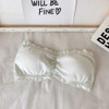 One Word Wrap Breastless Strapless Breasted Underwear (Color:White Size:Free Size)