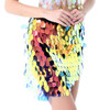 Women Sequined Mermaid Skirt (Color:Gold Size:One Size)