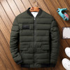 Comfortable Casual Loose Short Warm Down Jacket Cotton Coat (Color:Green Size:XXXXXXL)