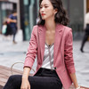 Business Wear Fashion Casual Suit Work Clothes Suit Jacket (Color:Pink Size:XXL)