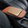 Universal Comfortable Automotive Armrest Mats Car Armrests Cover Vehicle Center Console Arm Rest Seat Box Soft Mats Cushion, Size: 29.5*21cm(Gold)