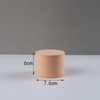 7.6 x 6cm Cylinder Geometric Cube Solid Color Photography Photo Background Table Shooting Foam Props(Flesh Color)