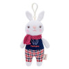 Cartoon Plush Toy Keychain Pendant(Classic Casual Blue)