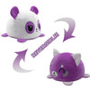 2 PCS Cute Plush Flip Toy Double-Sided Doll(Purple Panda)