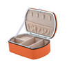 HN-001 Travel Portable Ring Lipstick Jewelry Storage Box(Necklace Version Orange)