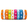 Children Number Puzzle Arithmetic Multicolor Rotating Shaft Baby Early Education Wooden Teaching Aids, Style:  Cylinder