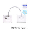2 PCS Child Safety Lock High-Rise Protective Lock, Colour: FQ3 White Square